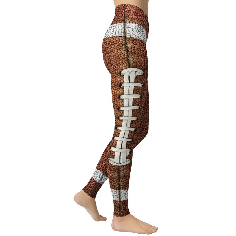 Factory Direct Sale Football Yoga Leggings
