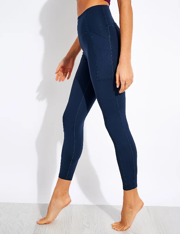Savings Galore High Waisted 7/8 Pocket Legging - Midnight