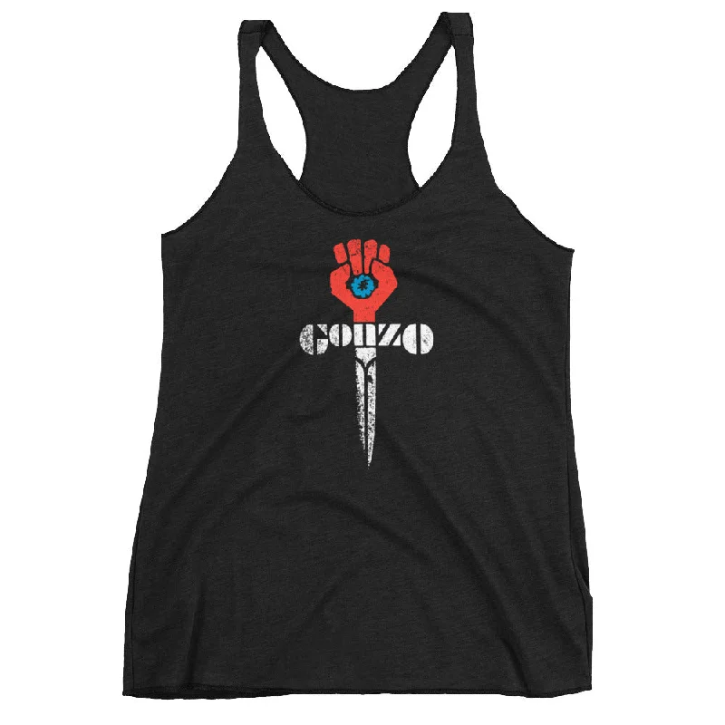 One-DAY Sale Gonzo Journalism Women's Tri-Blend Performance Racerback Tank