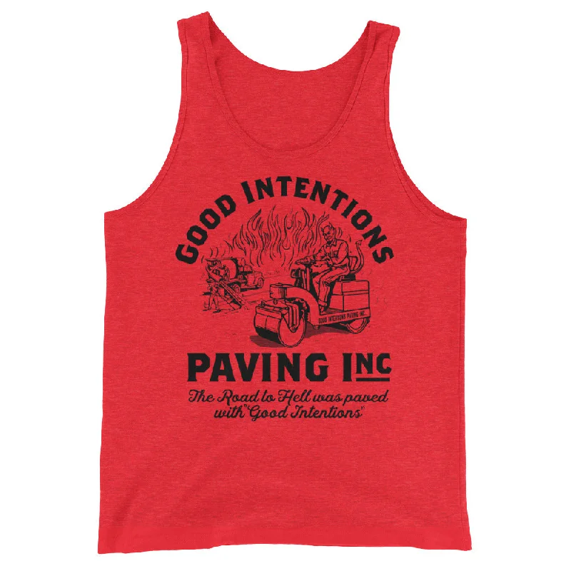 The Best Prices Good Intentions Paving Company Tank Top