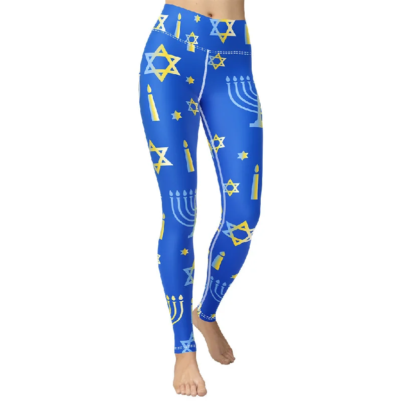 Early Access Hanukkah Yoga Leggings