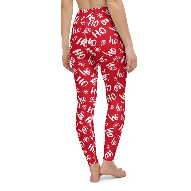 Instant Savings Ho-Ho Holiday Cheer Yoga Leggings