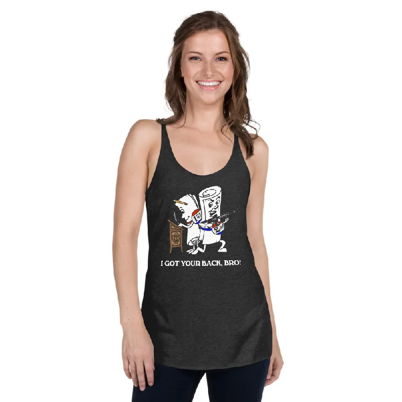 Daily Specials I Got Your Back Bro 2nd Amendment Women's Tri-Blend Racerback Tank Top