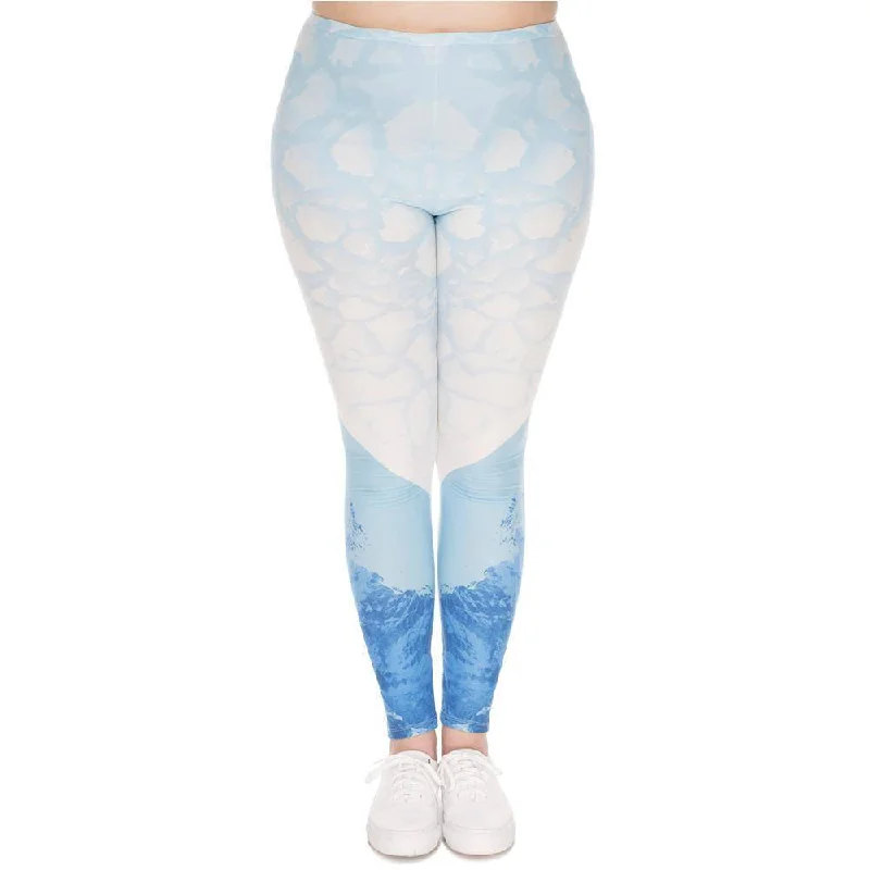 Today's Special Iceberg Printed High Waist Leggings