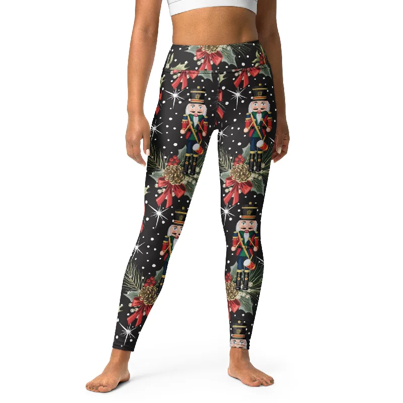 Exclusive Deal Jolly Nutcrackers Yoga Leggings