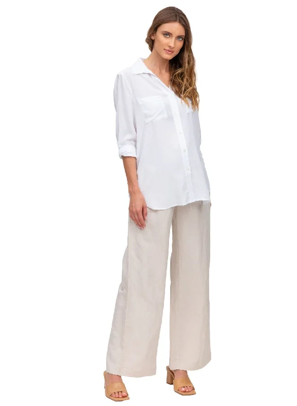 Weekend Deal Joseph Linen Maternity Pants - Desert