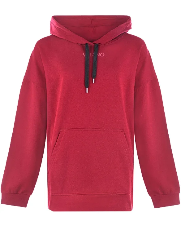Can't Miss Milano Maternity Tracksuit - Ruby Wine