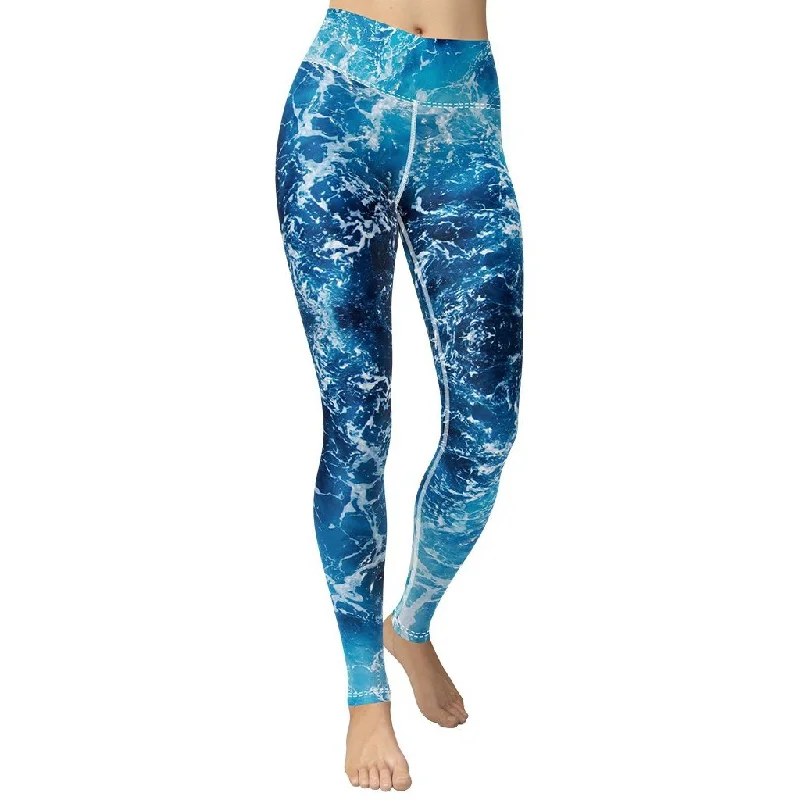 Clearance Items Lovely Ocean Yoga Leggings