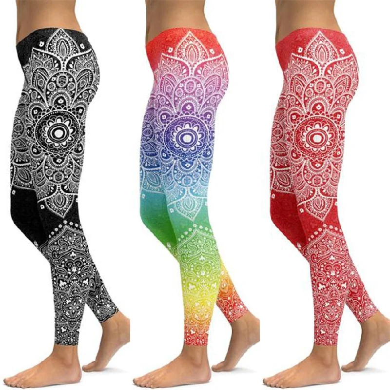 Instant Discount Mandala Yoga Pants Women's