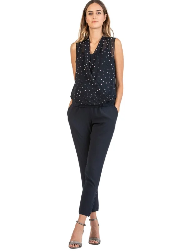 Weekend Special Maternity & Nursing Jumpsuit in Chiffon and Crepe