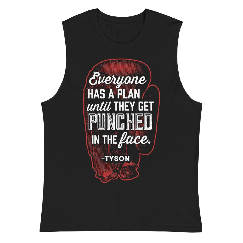 Great Bargains Plans & Punches Tyson Quote Muscle Shirt