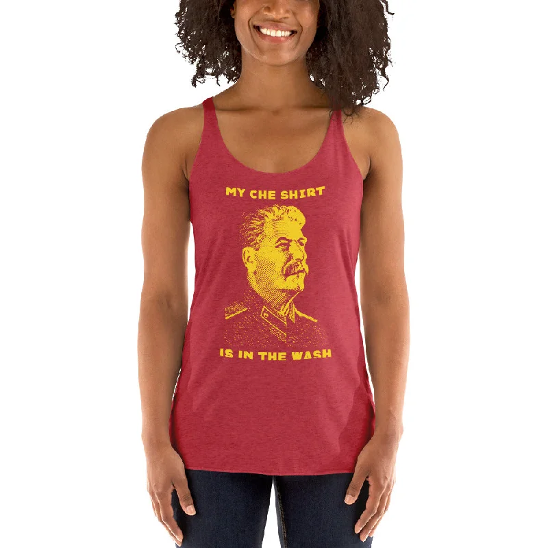 Online Exclusive My Che Shirt Was In The Wash Women's Triblend Racerback Tank