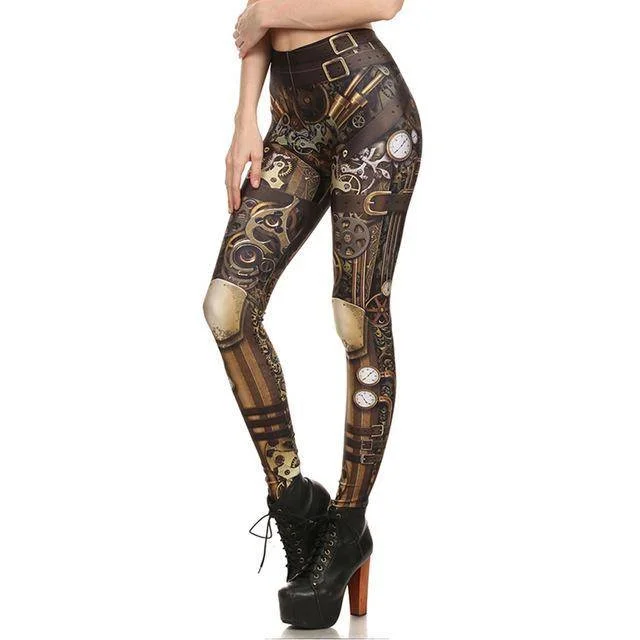 Act Now Steam Punk Style Leggings (Lots of Styles)