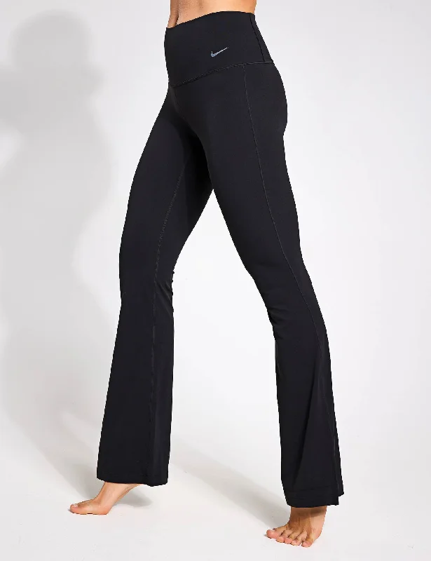 Limited Time Offer Zenvy High Waisted Flared Leggings - Black