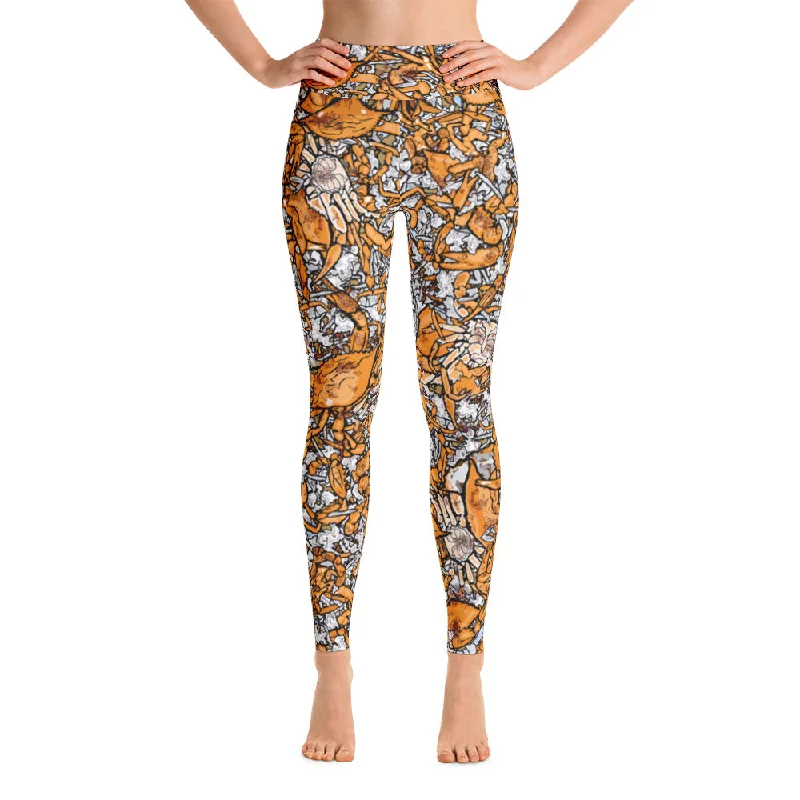 Sale Event Picked Crab Yoga Leggings