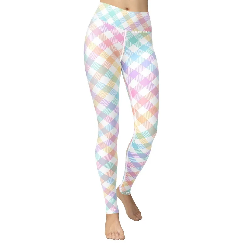 Price Blitz Plaid Easter Yoga Leggings