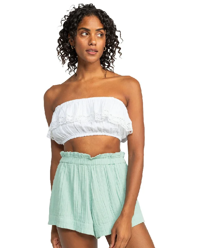 Deal Alert Roxy Golden Tropic Vibes Tube Top