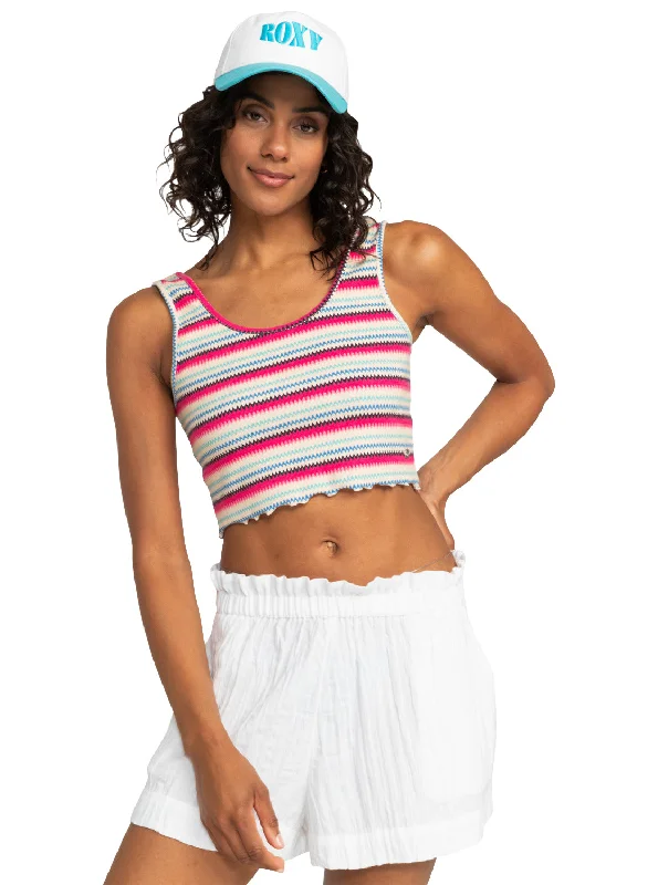 Big Discounts Roxy Keep It Wavy Cropped Tank