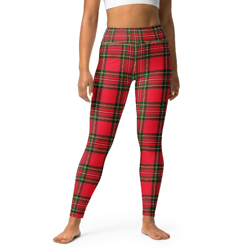 Flash Sale Royal Tartan Yoga Leggings