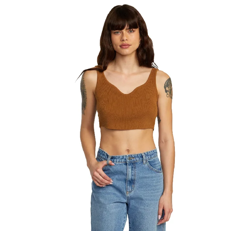 Blowout Deals RVCA Roundabout Sweater Tank