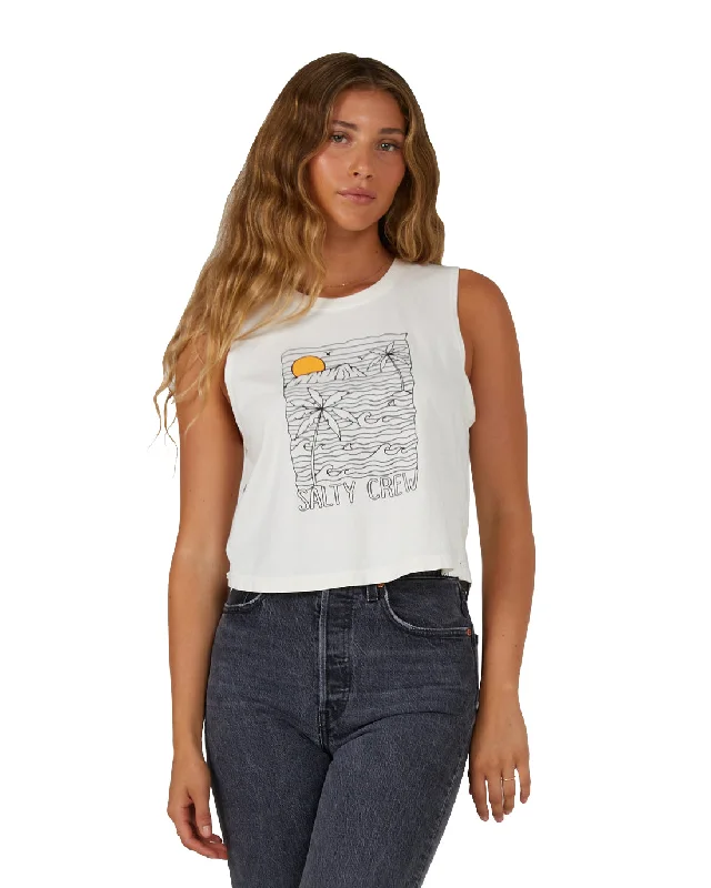 Epic Deals Salty Crew Joy Cropped Tank