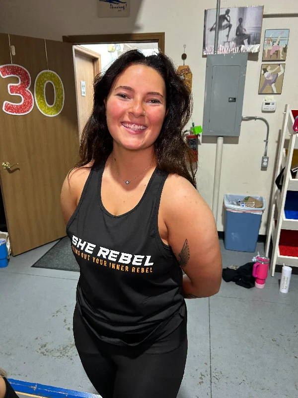 While Supplies Last She Rebel Quick Dry Tank Top | Size Inclusive