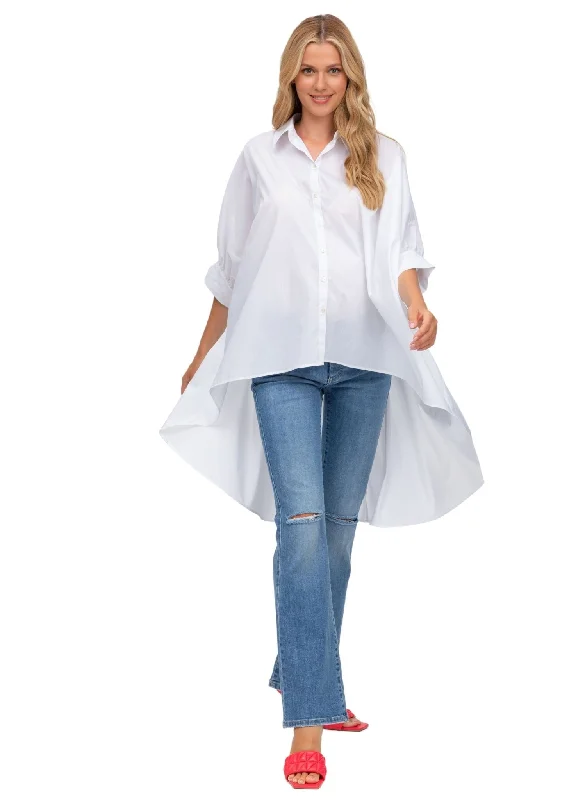 Lowest Prices Slim Flare Maternity Jeans with Breaks - Medium Light Wash