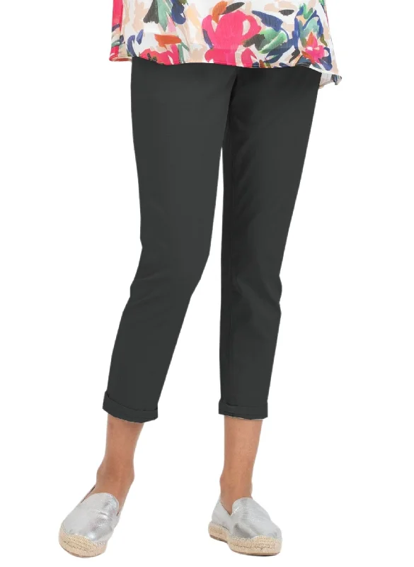 Special Buy Slim Fit Boyfriend Maternity Trousers - Black