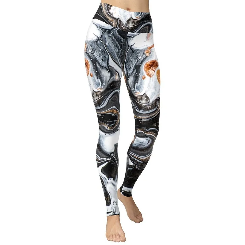 Buy More, Save More Speck of Gold Yoga Leggings