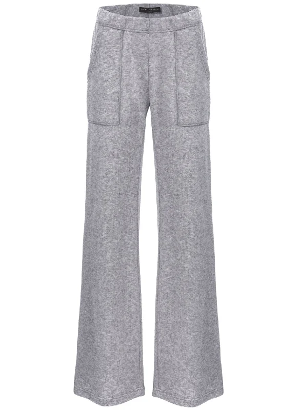 Deal Dash Cozy Maternity Trousers - Heather Grey