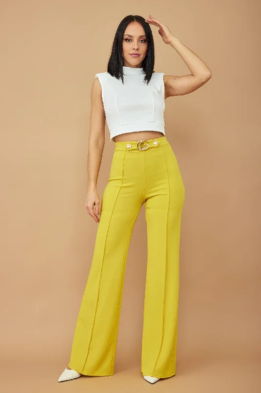 Price Reduction Cg Buckle And Button Detail Pants