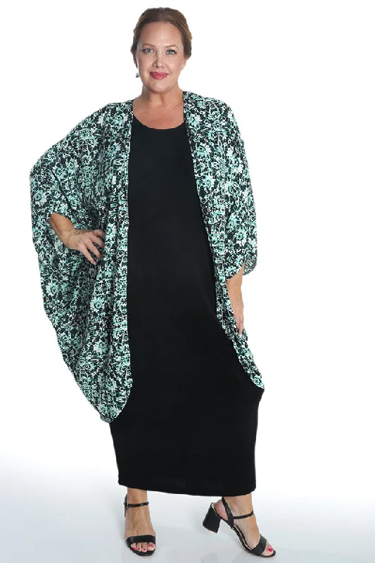 Seasonal Sale Vikki Vi Green Dream Duster Length Cocoon