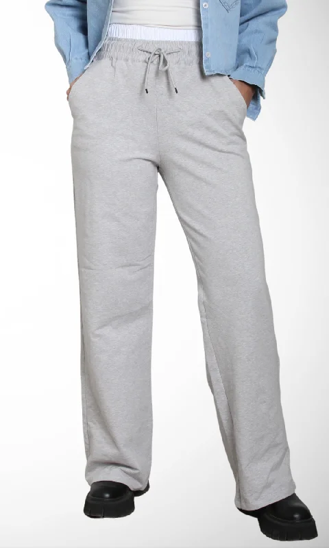 Loyalty Reward Women Cotton Wide Leg (Grey)