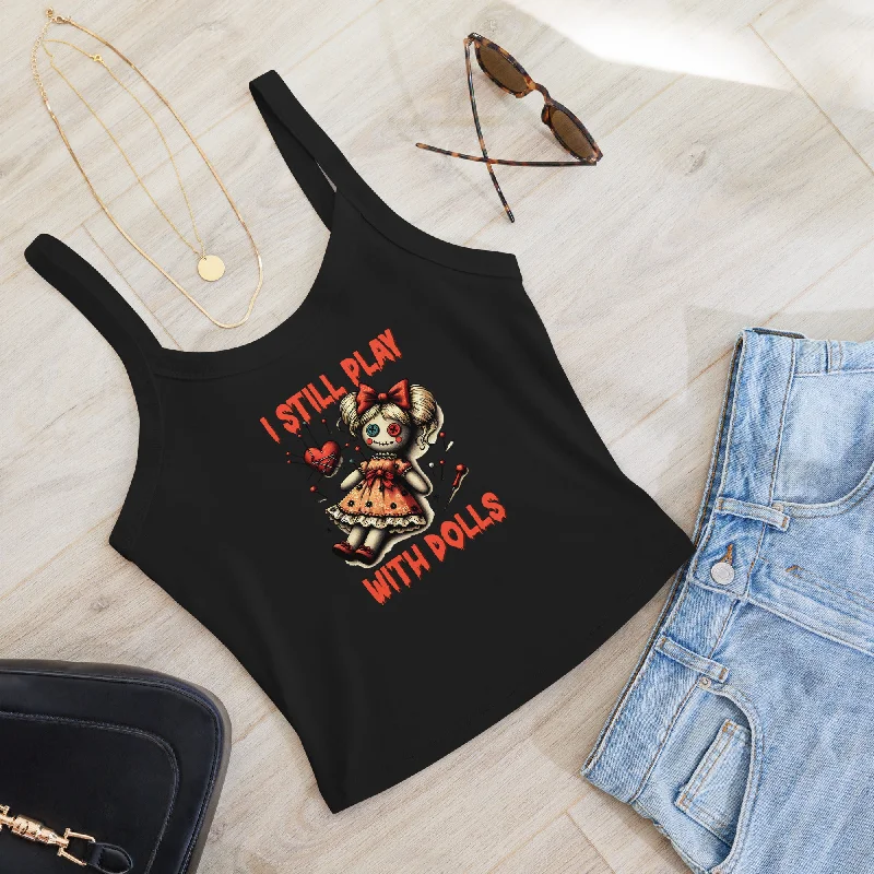 New Markdowns I Still Play With Dolls Micro-Rib Tank Top