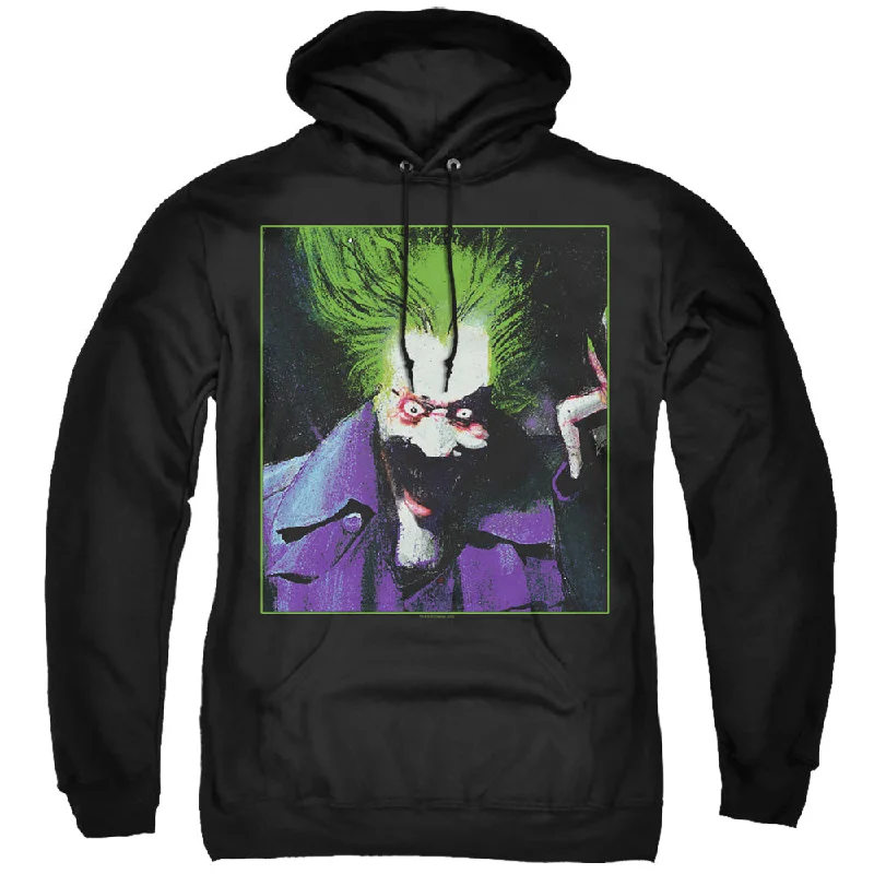 Best Bargains Batman Arkham Asylum Hoodie Joker Portrait Black Hoody