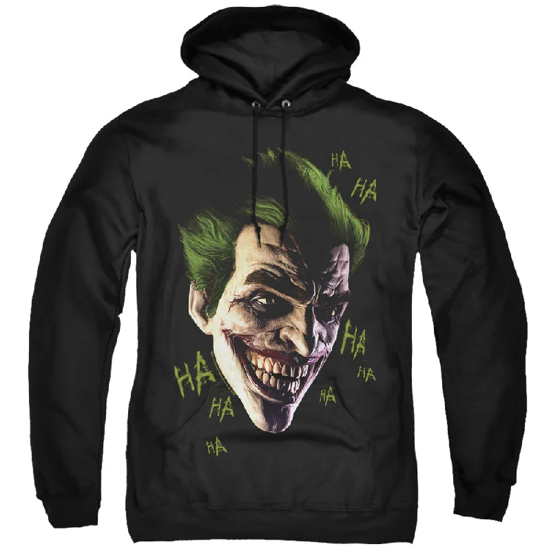 Extra Discounts Batman Arkham Origins Hoodie Joker Grin Ha Ha Black Hoody