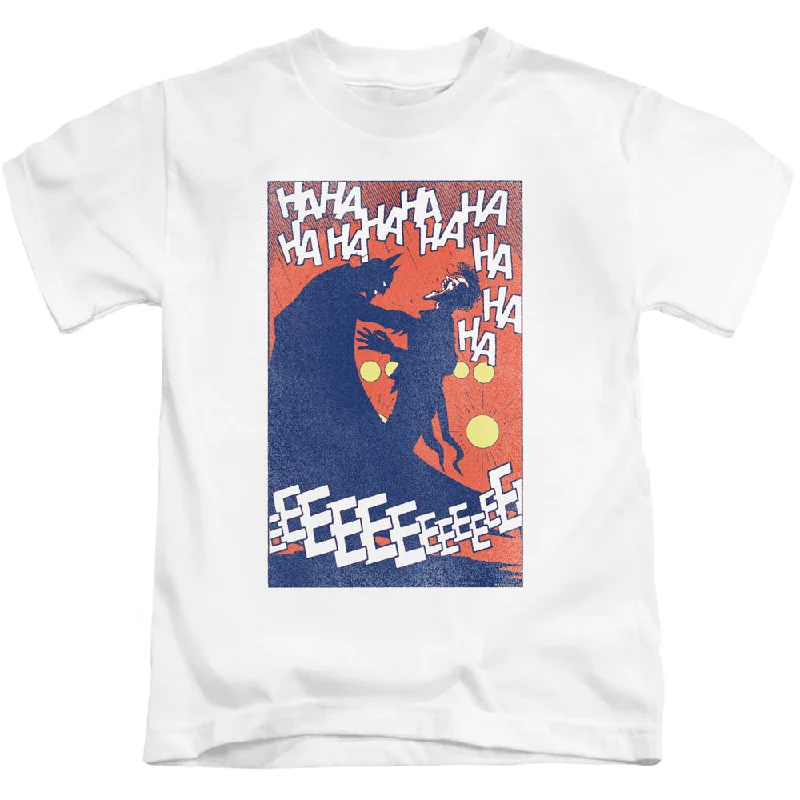 Limited Stock Batman Boys T-Shirt Punchline White Tee