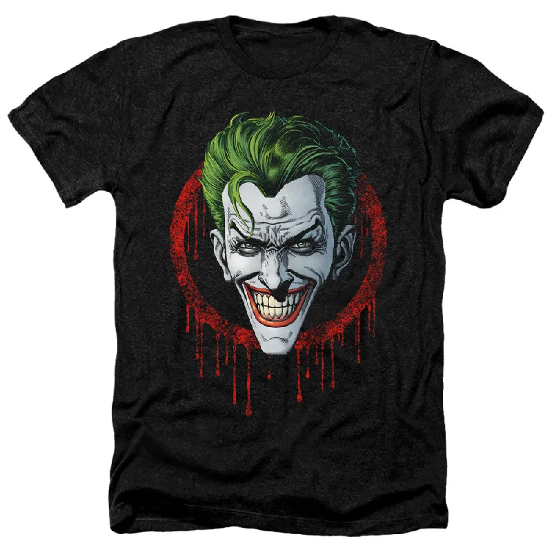 Sale Event Batman Heather T-Shirt Joker Drip Black Tee