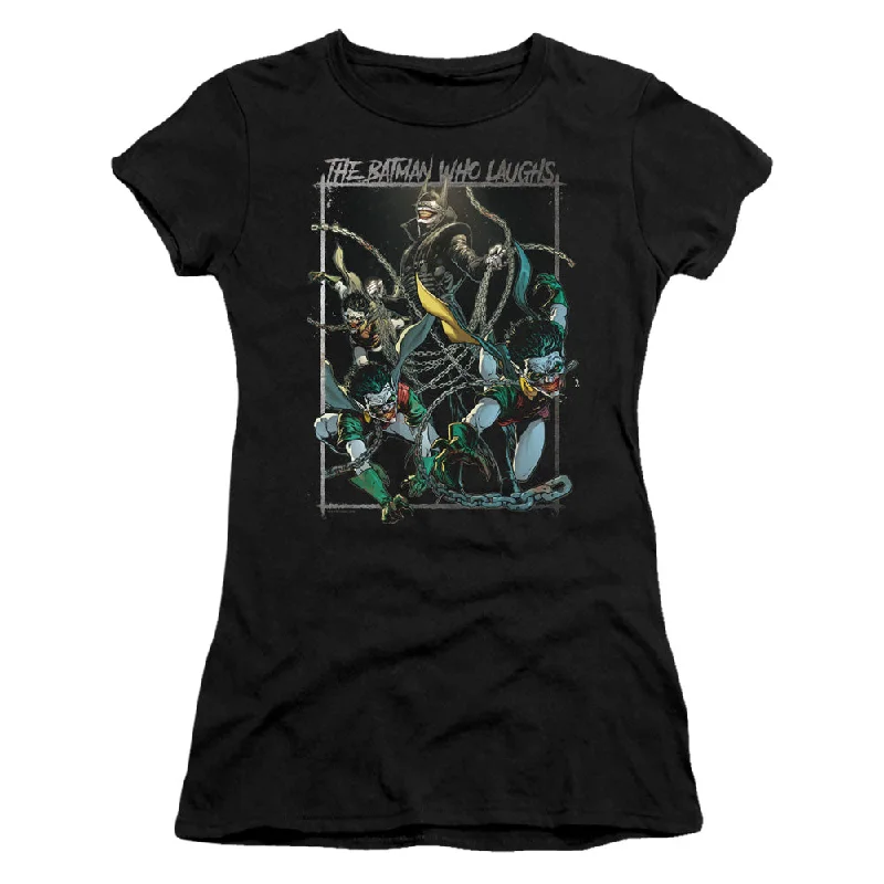 Quick Sale Batman Juniors T-Shirt Who Laughs Black Tee
