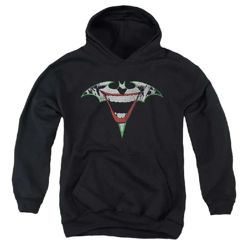 Special Discount Batman Kids Hoodie Joker Bat Logo Black Hoody