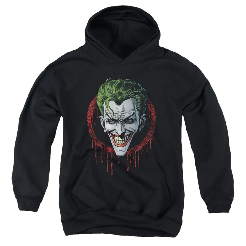 Special Price Batman Kids Hoodie Joker Drip Black Hoody