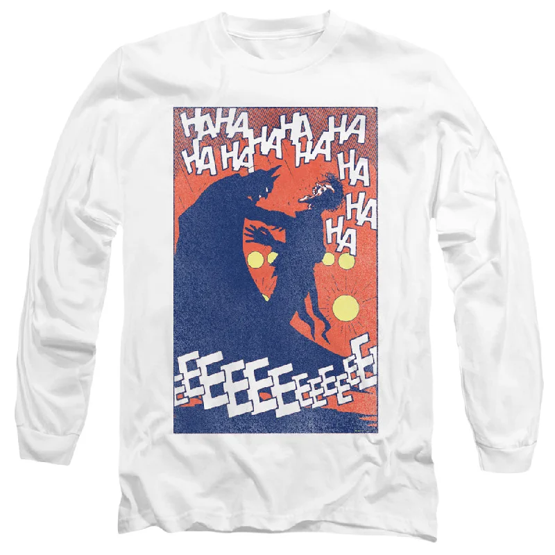 Weekend Deal Batman Long Sleeve T-Shirt Punchline White Tee