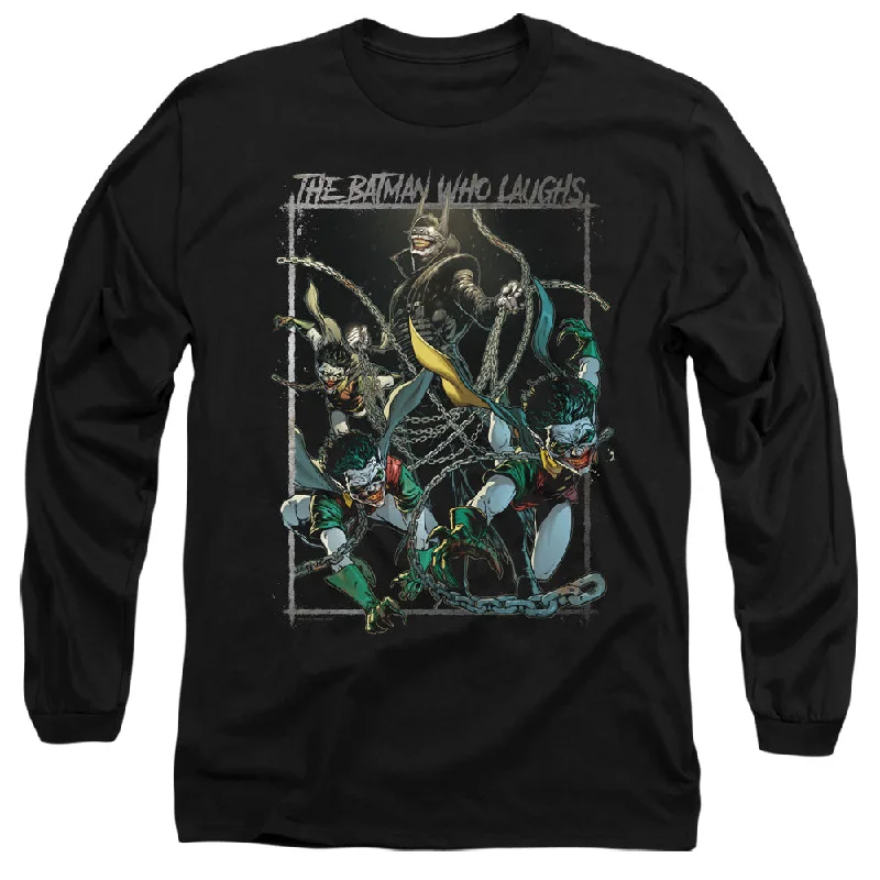 Lowest Price Batman Long Sleeve T-Shirt Who Laughs Black Tee