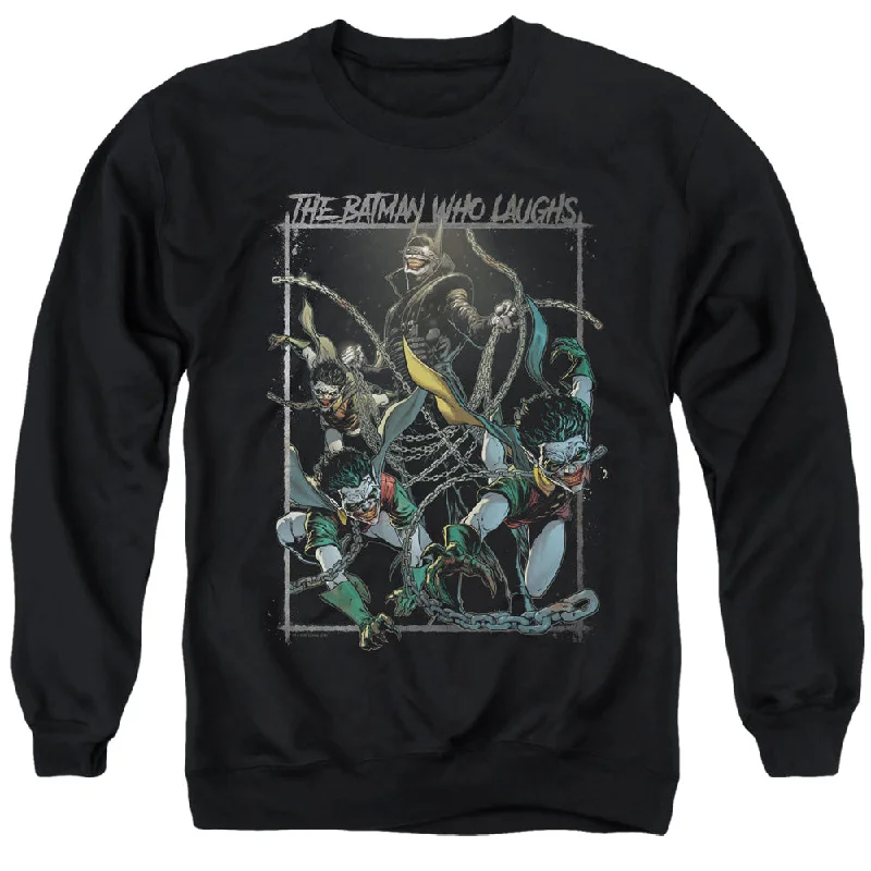 Massive Deals Batman Sweatshirt Who Laughs Black Pullover