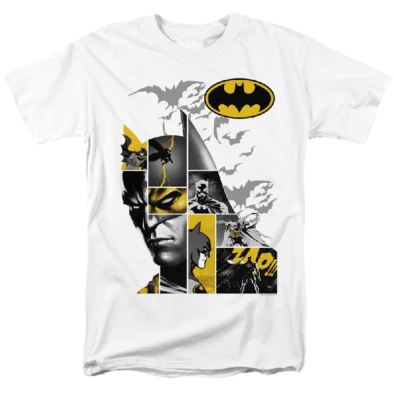 Overstock Batman T-Shirt Collage White Tee