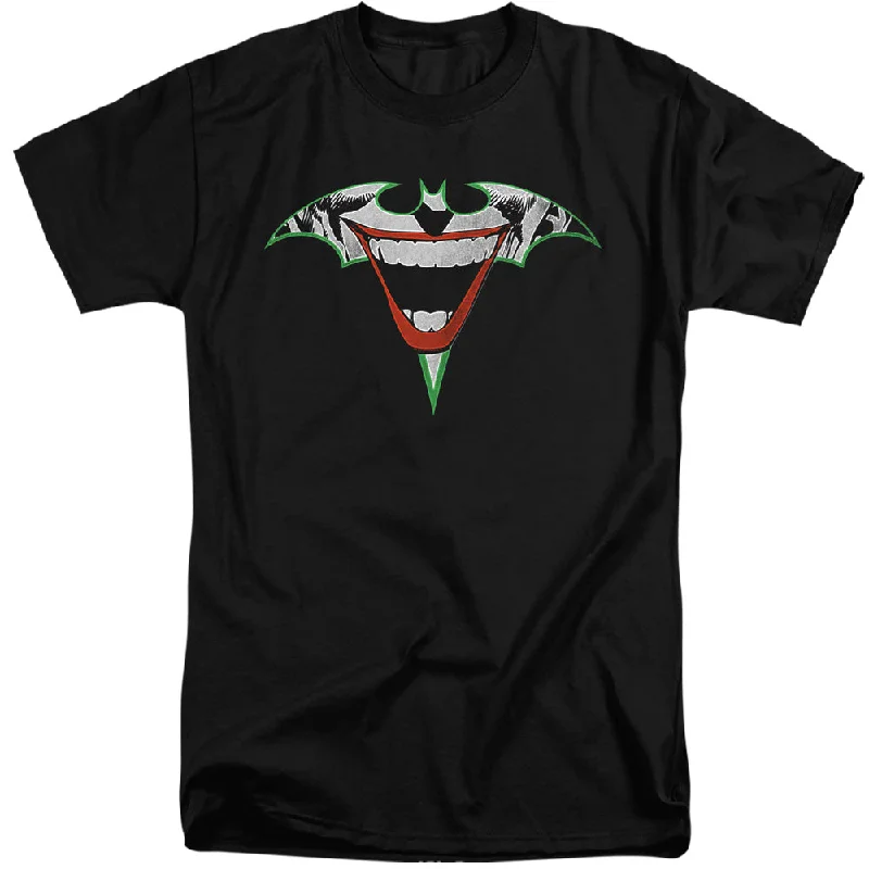 Great Deals Batman Tall T-Shirt Joker Bat Logo Black Tee