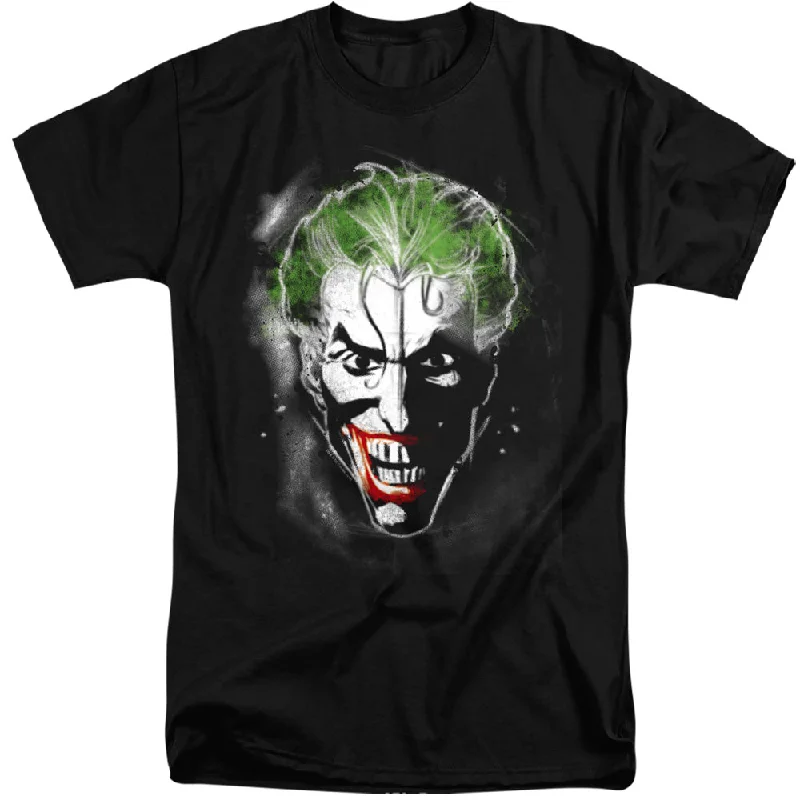 Loyalty Reward Batman Tall T-Shirt Joker Face Makeup Black Tee