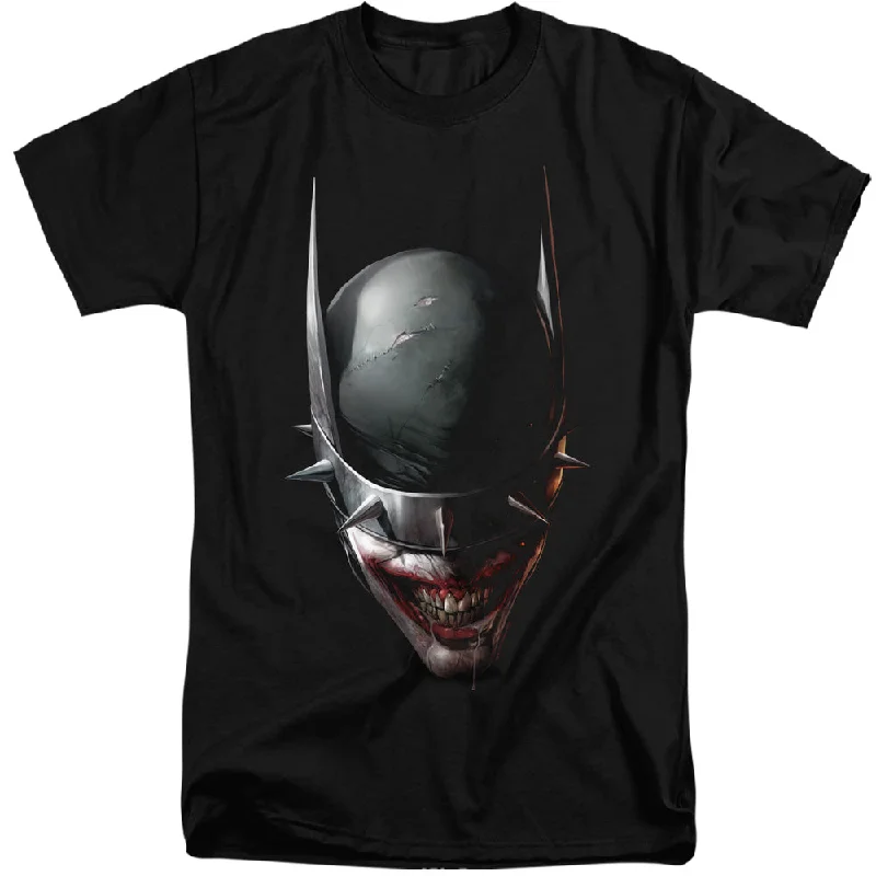 Special Savings Batman Tall T-Shirt Who Laughs Close Up Black Tee
