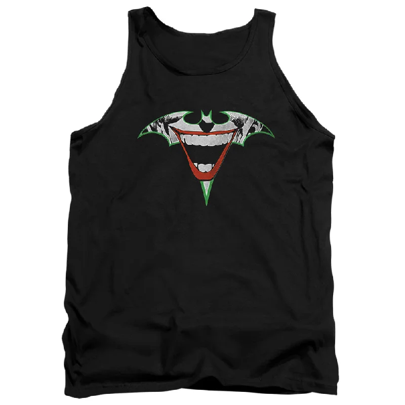 Markdowns Batman Tanktop Joker Bat Logo Black Tank