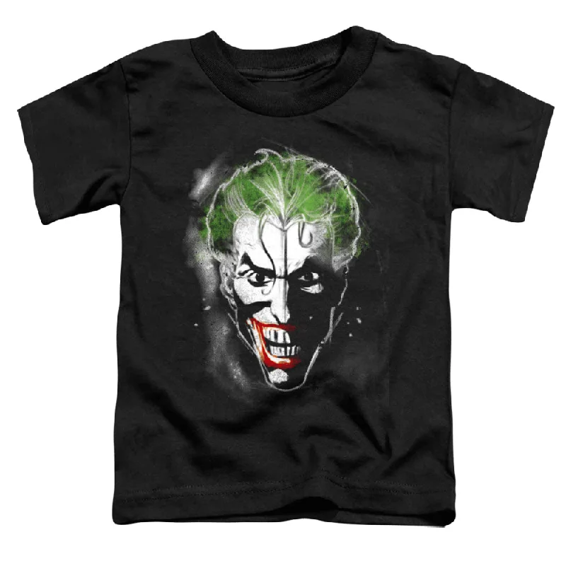 Seasonal Clearance Batman Toddler T-Shirt Joker Face Makeup Black Tee